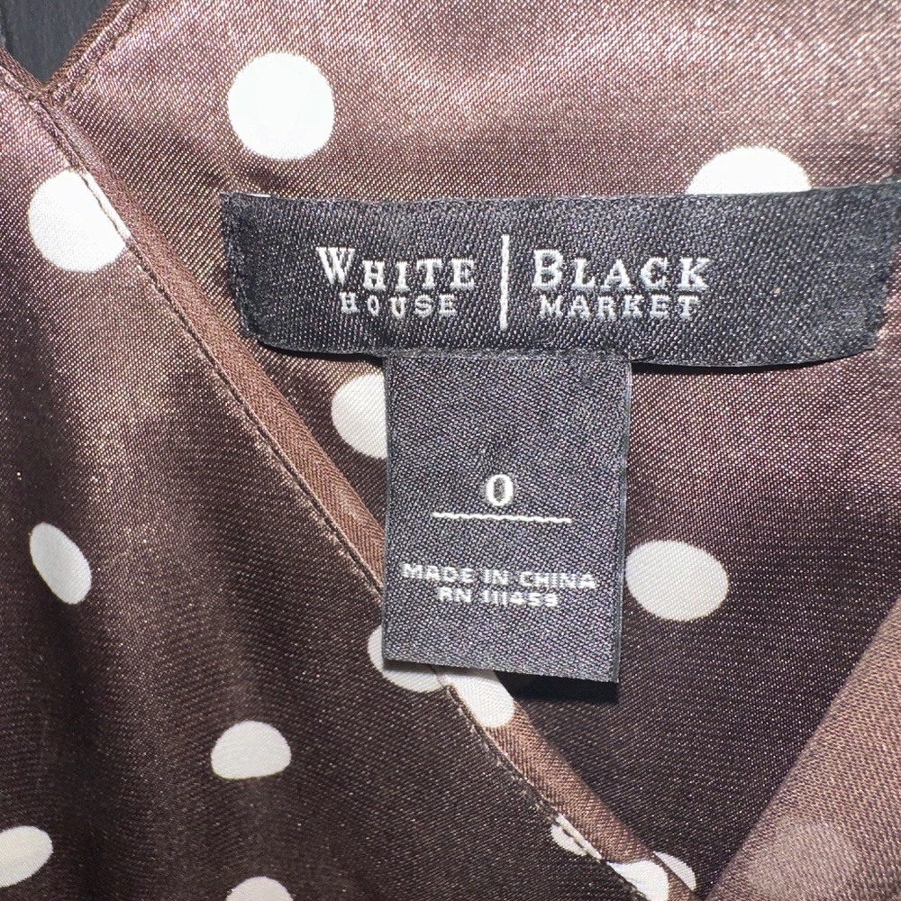 White House Black Market stunning silky flowy dress